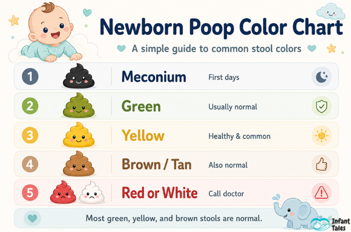 Newborn Poop Color Chart A Quick Visual Guide