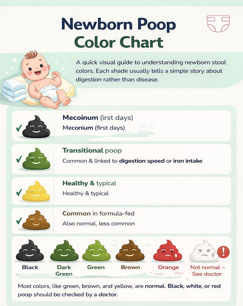 Newborn Poop Color Chart A Quick Visual Guide