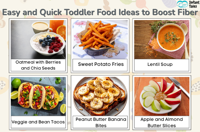 Easy and Quick Toddler Food Ideas to Boost Fiber