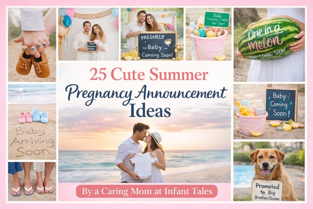 25 Creative Summer Pregnancy Announcement Ideas