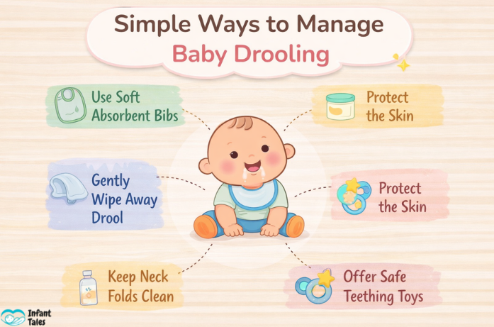 Simple Ways to Manage Baby Drooling