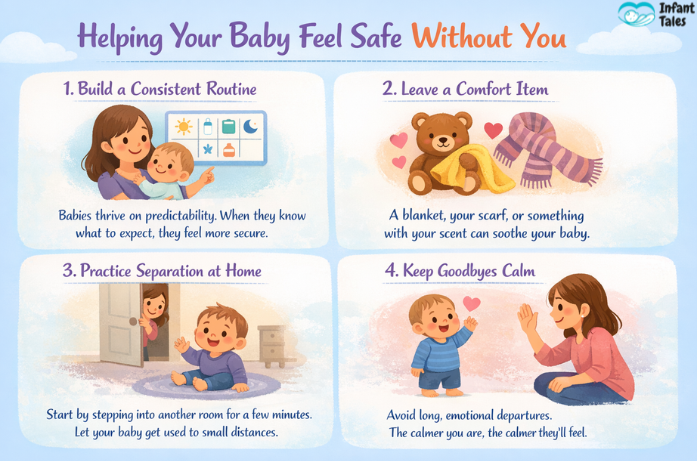 Helping Your Baby Feel Safe Without You