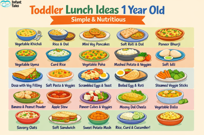 Toddler Lunch Ideas 1 Year Old That Are Simple and Nutritious