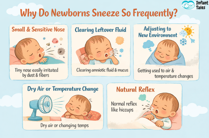 Why Do Newborns Sneeze So Frequently