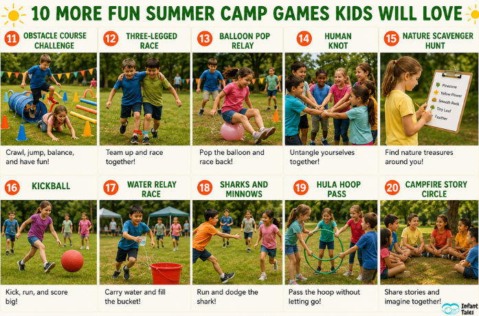 Best Summer Camp Games for Kids