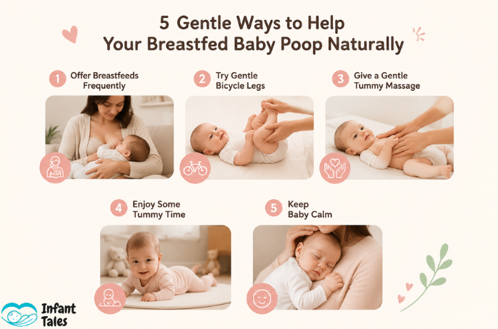 How Can I Help My Breastfed Baby Poop Naturally