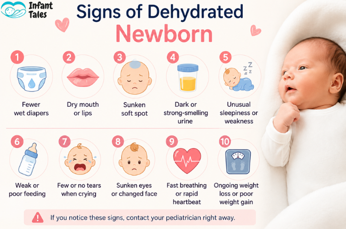 Signs of Dehydrated Newborn Parents Should Know