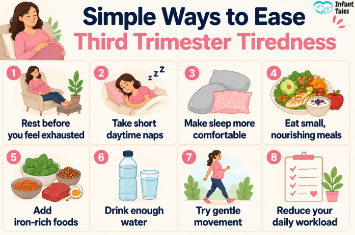 Simple Ways to Ease Third Trimester Tiredness