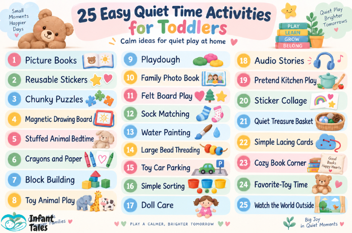 25 Easy Quiet Time Activities for Toddlers