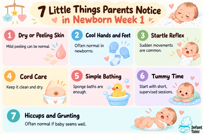 7 Little Things Parents Often Wonder About in Newborn Week 1